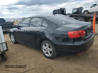 2014 Volkswagen Jetta TDI w/Premium with VIN 3VW3L7AJ9EM438697, listed as a Copart auction lot 57641645 with 191,231 mi miles and Salvage title. Bid and sale history available at DreamBid. Image 2.