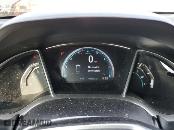2016 Honda Civic EX with VIN 19XFC2F77GE087852, listed as a Copart auction lot 51002975 with 101,708 mi miles and Clean Title. Bid and sale history available at DreamBid. Image 9.