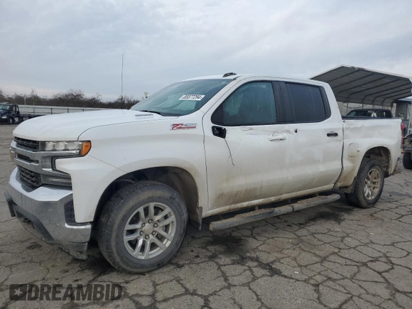 2021 Chevrolet Silverado 1500 LT with VIN 3GCUYDET0MG416572, listed as a Copart auction lot 85577294 with 45,033 mi miles and Salvage Title. Bid and sale history available at carsss.com. Image 1.