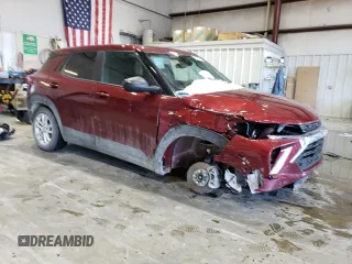 2024 Chevrolet TrailBlazer LS with VIN KL79MNSL3RB081509, listed as a Copart auction lot 86364794 with 25,550 mi miles and Salvage Title. Bid and sale history available at DreamBid. Image 4.
