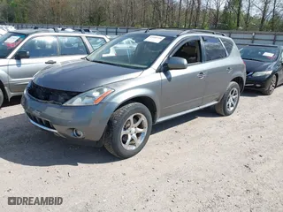 2005 Nissan Murano SE with VIN JN8AZ08T25W331809, listed as a IAAI auction lot 41955718 with 197,810 mi miles. Bid and sale history available at carsss.com. Image 2.