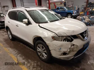 2014 Nissan Rogue SL with VIN 5N1AT2MV5EC771438, listed as a IAAI auction lot 40928208 with 138,910 mi miles and . Bid and sale history available at DreamBid. Image 1.