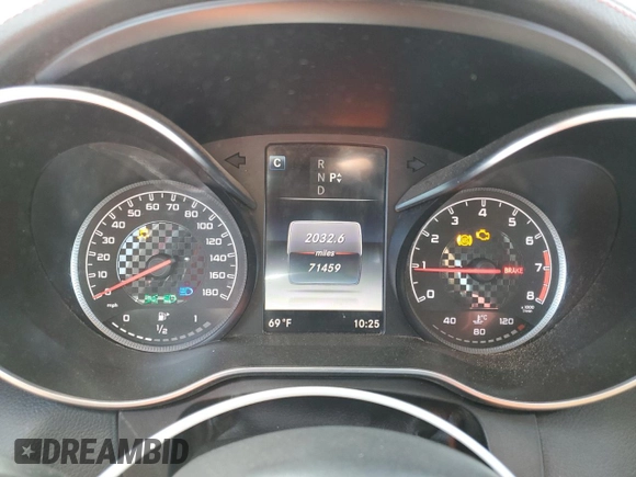 2016 Mercedes-Benz C 450 AMG with VIN 55SWF6EB6GU115864, listed as a Copart auction lot 49160575 with 71,459 mi miles and Salvage Title. Bid and sale history available at carsss.com. Image 9.
