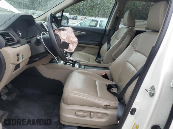 2018 Honda Pilot EX-L with VIN 5FNYF6H54JB055090, listed as a Copart auction lot 53919275 with 82,425 mi miles and Salvage Title. Bid and sale history available at DreamBid. Image 7.