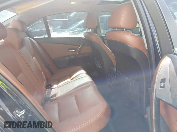 2005 BMW 5 Series 530i with VIN WBANA73515B813665, listed as a IAAI auction lot 42120936 with 142,059 mi miles and . Bid and sale history available at carsss.com. Image 8.
