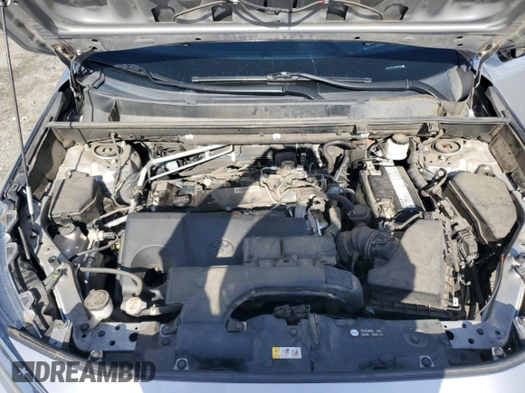 2019 Toyota RAV4 XLE with VIN 2T3W1RFV0KW036705, listed as a Copart auction lot 80983694 with 110,823 mi miles and Salvage Title. Bid and sale history available at carsss.com. Image 11.