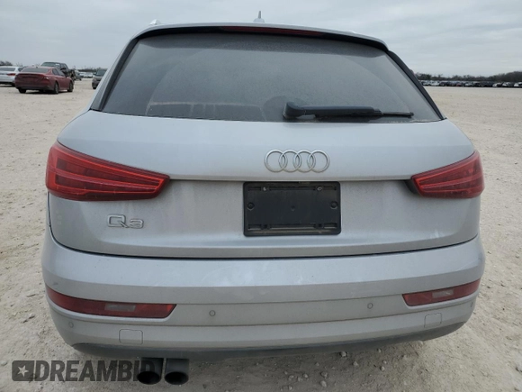 2018 Audi Q3 Premium with VIN WA1BCCFS3JR016761, listed as a Copart auction lot 46091235 with 50,440 mi miles and Salvage Title. Bid and sale history available at carsss.com. Image 6.