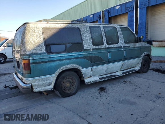 1993 Ford Econoline Cargo with VIN 1FDEE14N5PHB25182, listed as a Copart auction lot 79466974 with 140,129 mi miles and Clean Title. Bid and sale history available at carsss.com. Image 3.