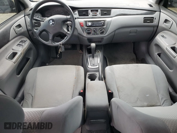 2006 Mitsubishi Lancer ES with VIN JA3AJ26E76U073785, listed as a Copart auction lot 58589705 with 177,952 mi miles and Clean title. Bid and sale history available at DreamBid. Image 8.