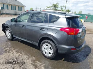 2015 Toyota RAV4 LE with VIN JTMBFREV2FD104409, listed as a IAAI auction lot 42084145 with 102,948 mi miles and . Bid and sale history available at DreamBid. Image 3.