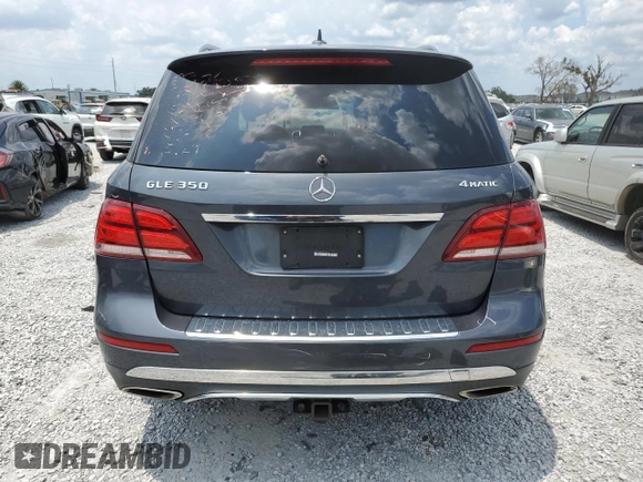 2016 Mercedes-Benz GLE 350 with VIN 4JGDA5HB2GA703925, listed as a Copart auction lot 59176865 with 89,376 mi miles and Salvage title. Bid and sale history available at DreamBid. Image 6.