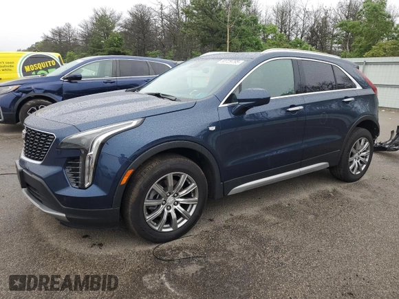 2020 Cadillac XT4 AWD Premium Luxury with VIN 1GYFZDR42LF148742, listed as a Copart auction lot 60729795 with 38,724 mi miles and Salvage title. Bid and sale history available at DreamBid. Image 1.