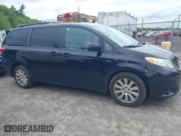 2017 Toyota Sienna LE with VIN 5TDJZ3DC5HS160965, listed as a IAAI auction lot 42310690 with 142,274 mi miles and . Bid and sale history available at DreamBid. Image 13.