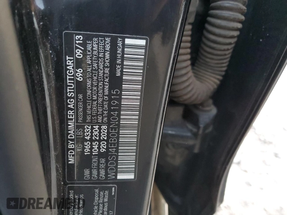 2014 Mercedes-Benz CLA 250 with VIN WDDSJ4EB0EN041915, listed as a Copart auction lot 86304124 with Not provided miles and Salvage title. Bid and sale history available at DreamBid. Image 12.