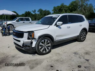 2022 Kia Telluride S z VIN 5XYP6DHC3NG241541, wystawiony jako Copart lot #52464045 z przebiegiem 95 210 mil mil oraz Szkoda całkowita • Salvage title. Historia ofert i sprzedaży dostępna na DreamBid. Obrazek 1.