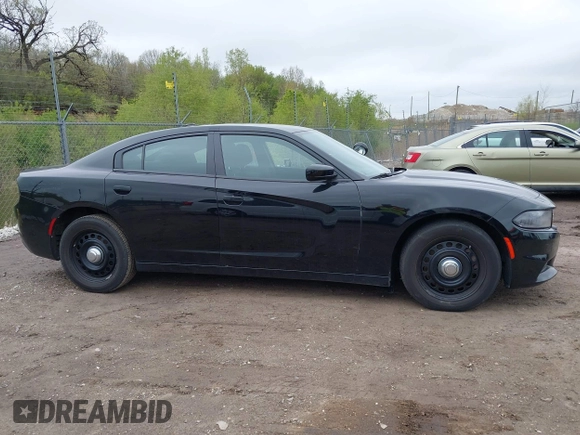 2019 Dodge Charger Police with VIN 2C3CDXKT8KH515011, listed as a IAAI auction lot 42184955 with 110,386 mi miles and . Bid and sale history available at DreamBid. Image 13.