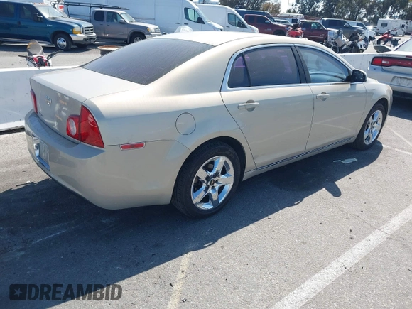 2010 Chevrolet Malibu 1LT with VIN 1G1ZC5EB3AF320135, listed as a IAAI auction lot 42096844 with Not Provided miles and . Bid and sale history available at DreamBid. Image 4.