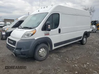 2021 Ram ProMaster Cargo with VIN 3C6LRVDG9ME523948, listed as a Copart auction lot 47025685 with 48,753 mi miles and Clean Title. Bid and sale history available at DreamBid. Image 1.