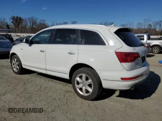2015 Audi Q7 3.0T Premium with VIN WA1CGAFE2FD023423, listed as a Copart auction lot 46877365 with 124,225 mi miles and Salvage Title. Bid and sale history available at carsss.com. Image 2.