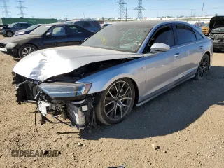 2021 Audi A8 with VIN WAU8DAF8XMN006873, listed as a Copart auction lot 73983464 with 46,867 mi miles and Salvage Title. Bid and sale history available at carsss.com. Image 1.