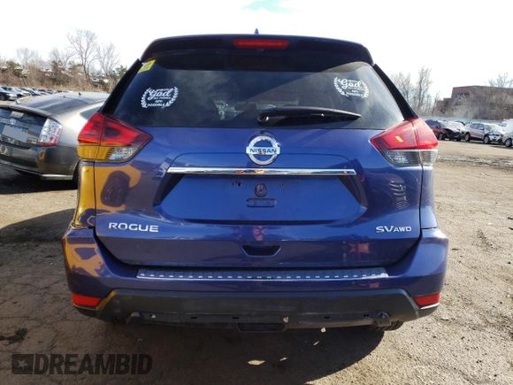 2018 Nissan Rogue SV with VIN KNMAT2MVXJP615158, listed as a Copart auction lot 45275725 with 66,662 mi miles and Salvage Title. Bid and sale history available at carsss.com. Image 6.