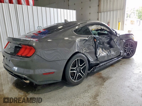 2020 Ford Mustang EcoBoost z VIN 1FA6P8TH7L5159827, wystawiony jako Copart lot #61649665 z przebiegiem 59 453 mil mil oraz Czysty tytuł • Clean title. Historia ofert i sprzedaży dostępna na DreamBid. Obrazek 3.