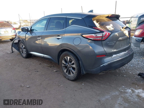 2017 Nissan Murano SL with VIN 5N1AZ2MHXHN185657, listed as a IAAI auction lot 41266313 with 137,559 mi miles and . Bid and sale history available at DreamBid. Image 3.