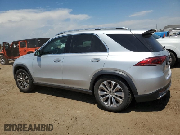 2021 Mercedes-Benz GLE 350 with VIN 4JGFB4KB4MA398254, listed as a Copart auction lot 63298325 with 27,020 mi miles and Salvage title. Bid and sale history available at DreamBid. Image 2.