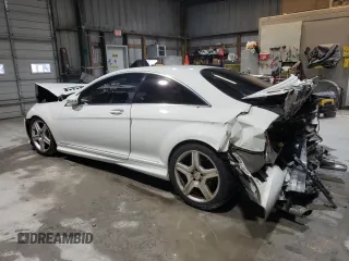 2007 Mercedes-Benz CL-Class 5.5L V8 with VIN WDDEJ71X67A007326, listed as a Copart auction lot 44378665 with 0 mi miles and Salvage Title. Bid and sale history available at carsss.com. Image 2.