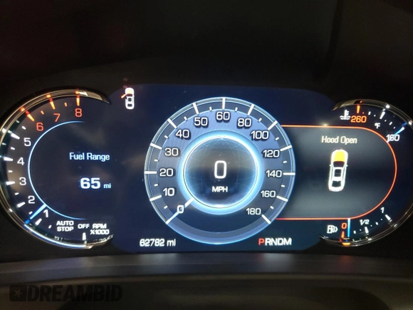 2017 Cadillac CT6 Platinum AWD with VIN 1G6KN5R67HU183399, listed as a Copart auction lot 42323205 with 62,782 mi miles and Salvage title. Bid and sale history available at DreamBid. Image 9.