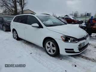 2015 Volkswagen Golf SportWagen TDI S with VIN 3VWCA7AU5FM517074, listed as a Copart auction lot 87799265 with 124,259 mi miles and Salvage Title. Bid and sale history available at carsss.com. Image 4.