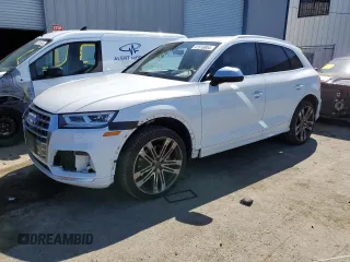 2019 Audi SQ5 Prestige with VIN WA1C4AFYXK2067288, listed as a Copart auction lot 47516904 with 28,911 mi miles and . Bid and sale history available at DreamBid. Image 1.
