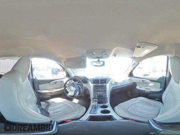 2012 Chevrolet Traverse LTZ z VIN 1GNKRLED5CJ233616, wystawiony jako Copart lot #52309145 z przebiegiem Nie podano mil oraz Szkoda całkowita • Salvage title. Historia ofert i sprzedaży dostępna na DreamBid. Obrazek 15.