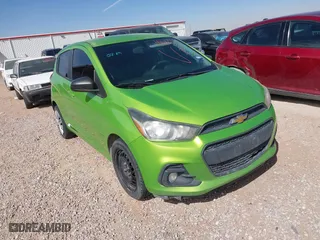 2016 Chevrolet Spark LS with VIN KL8CB6SA3GC596559, listed as a IAAI auction lot 41627492 with 193,259 mi miles. Bid and sale history available at carsss.com. Image 1.