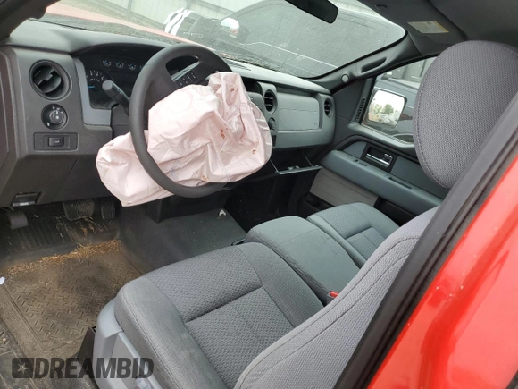 2013 Ford F-150 XL with VIN 1FTMF1CF4DKE96789, listed as a Copart auction lot 58470685 with Not provided miles and Salvage title. Bid and sale history available at DreamBid. Image 8.