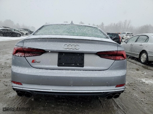 2018 Audi S5 Coupe Prestige with VIN WAUR4AF53JA077491, listed as a Copart auction lot 40217344 with 63,305 mi miles. Bid and sale history available at carsss.com. Image 6.