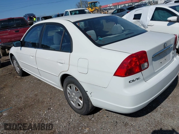2003 Honda Civic LX with VIN 1HGES16583L004312, listed as a IAAI auction lot 41996828 with 222,270 mi miles. Bid and sale history available at carsss.com. Image 3.
