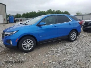 2024 Chevrolet Equinox LT with VIN 3GNAXKEG1RS118914, listed as a Copart auction lot 58746015 with 20,575 mi miles and Salvage title. Bid and sale history available at DreamBid. Image 1.