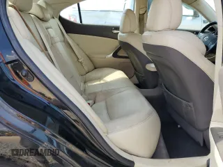 2009 Lexus IS 250 with VIN JTHBK262295096302, listed as a Copart auction lot 54860505 with 141,960 mi miles and Salvage title. Bid and sale history available at DreamBid. Image 10.