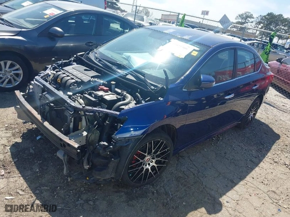 2016 Nissan Sentra S with VIN 3N1AB7AP3GY302436, listed as a IAAI auction lot 41825909 with 97,830 mi miles. Bid and sale history available at carsss.com. Image 2.
