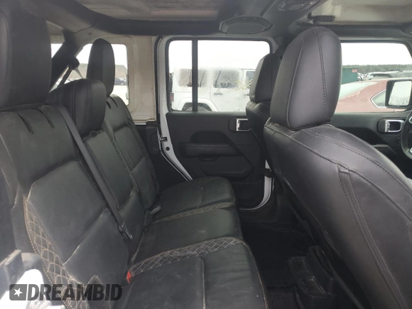 2021 Jeep Wrangler Unlimited Sahara Altitude z VIN 1C4HJXEN7MW651514, wystawiony jako Copart lot #48438715 z przebiegiem 37 289 mil mil oraz Szkoda całkowita • Salvage title. Historia ofert i sprzedaży dostępna na DreamBid. Obrazek 10.