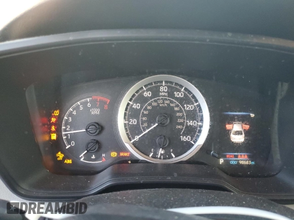 2020 Toyota Corolla LE with VIN JTDEPRAE8LJ099987, listed as a Copart auction lot 43416895 with 98,683 mi miles and Salvage Title. Bid and sale history available at DreamBid. Image 9.