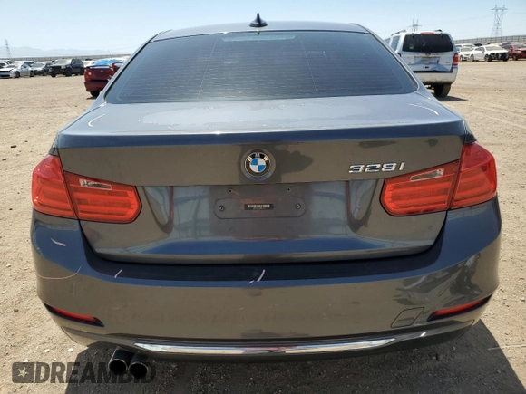 2013 BMW 3 Series 328i with VIN WBA3C1C56DF437440, listed as a Copart auction lot 61389475 with 122,736 mi miles and Salvage title. Bid and sale history available at DreamBid. Image 6.