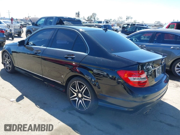 2013 Mercedes-Benz C 350 Sport with VIN WDDGF5HB8DR266275, listed as a IAAI auction lot 41823588 with 132,628 mi miles and . Bid and sale history available at DreamBid. Image 3.