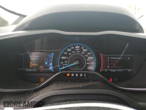 2016 Ford C-Max Energi SEL with VIN 1FADP5CU4GL118415, listed as a Copart auction lot 63261644 with 100,392 mi miles and Salvage Title. Bid and sale history available at carsss.com. Image 9.