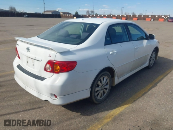 2009 Toyota Corolla with VIN 1NXBU40E09Z034408, listed as a IAAI auction lot 41797090 with 174,805 mi miles. Bid and sale history available at carsss.com. Image 4.
