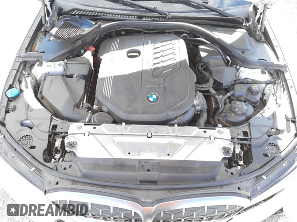 2020 BMW 3 Series M340i with VIN WBA5U7C00LFH31687, listed as a Copart auction lot 59949522 with Not Provided miles. Bid and sale history available at carsss.com. Image 7.