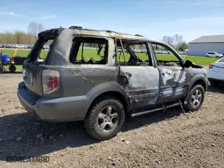 2007 Honda Pilot EX-L with VIN 5FNYF18797B019022, listed as a Copart auction lot 47069365 with 0 mi miles and Non Repairable. Bid and sale history available at carsss.com. Image 3.
