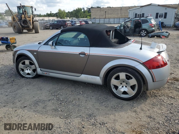 2002 Audi TT with VIN TRUUT28N921010372, listed as a Copart auction lot 71538044 with 201,791 mi miles and Salvage Title. Bid and sale history available at carsss.com. Image 2.