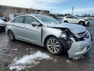 2012 Hyundai Sonata Limited with VIN 5NPEC4AB4CH474335, listed as a Copart auction lot 44279805 with 206,775 mi miles and Salvage Title. Bid and sale history available at DreamBid. Image 4.